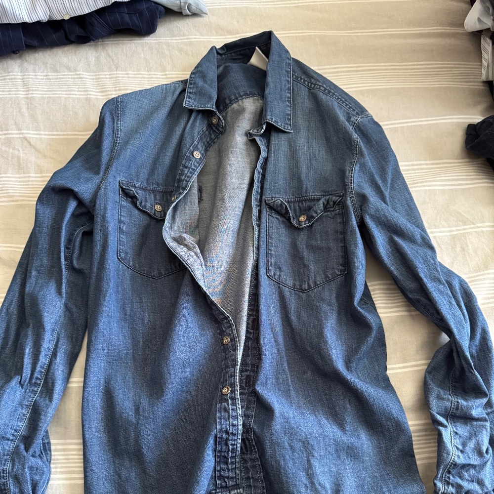 J Crew denim shirt